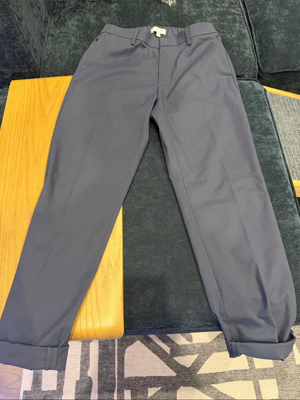 Banana Republic Athletic Fit Chinos in Slate Gray